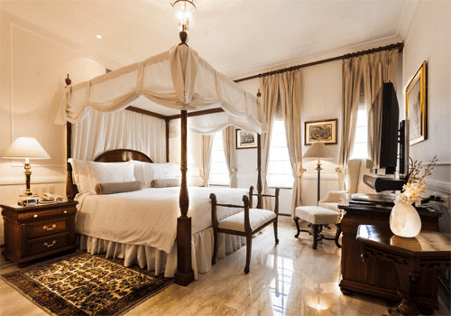 luxurious rooms at virasat farms